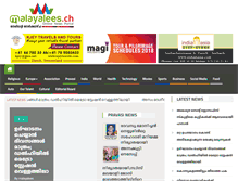 Tablet Screenshot of malayalees.ch